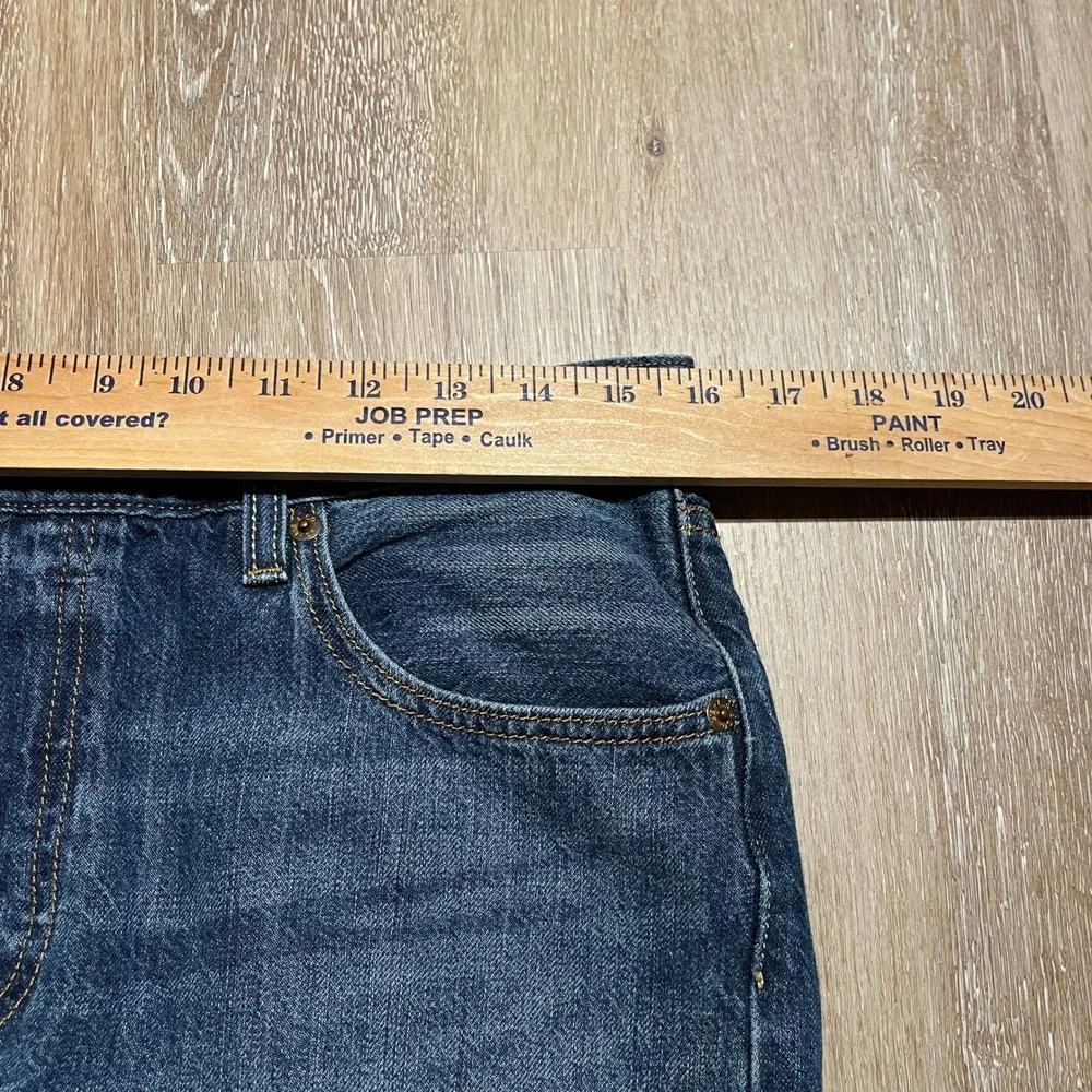 Levi's 505 Regular Fit Jeans Mens W28 L32 Medium Wash Denim‎ Distressed Ripped